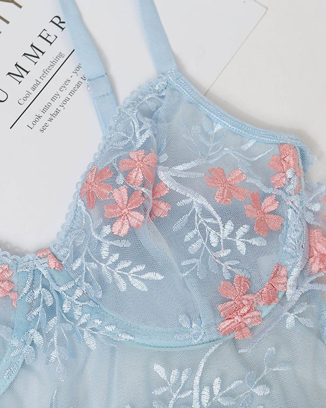 Bluebell Bliss Two Piece Lingerie